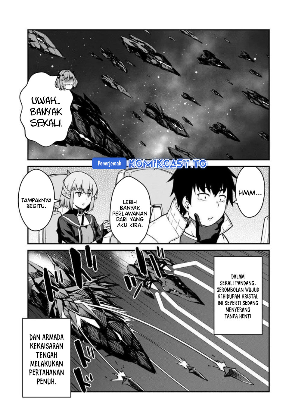 Mezametara Saikyou Soubi to Uchuusen-mochi datta no de Chapter 51.1 Bahasa Indonesia